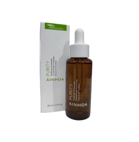 Concentrado Purificante Purity Ainhoa 50ml para pieles grasas y mixtas, regula sebo y reduce poros.