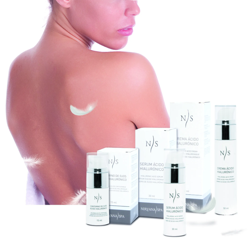 Productos del Pack Ácido Hialurónico Nirvana Spa