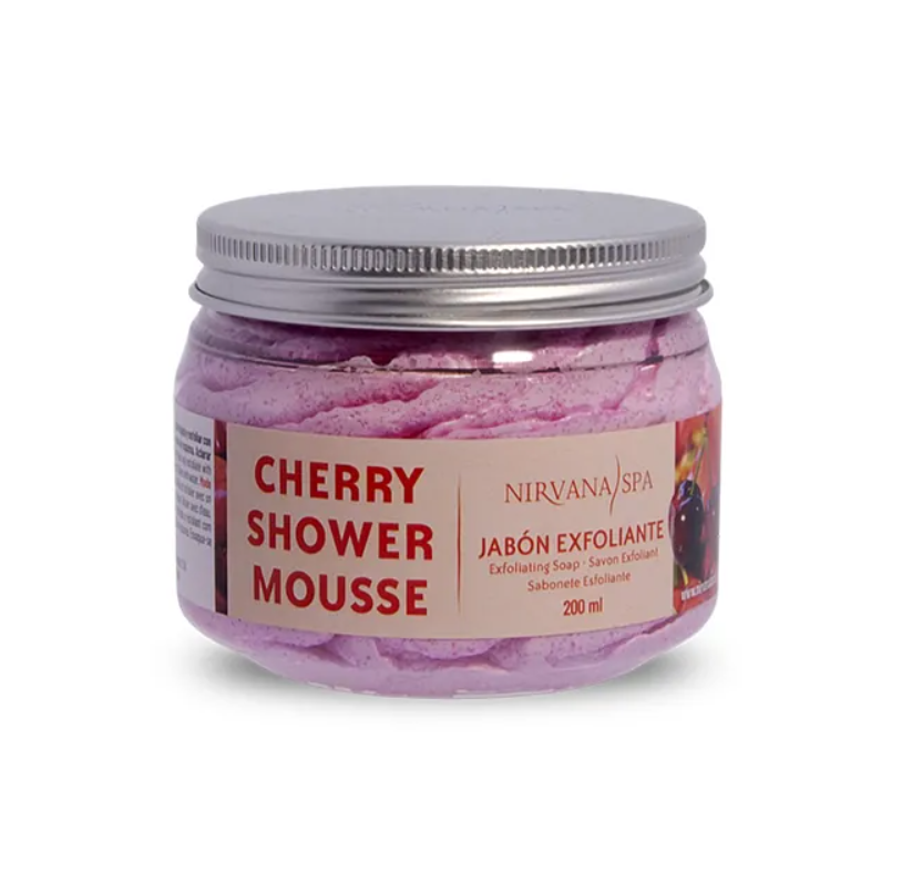 Cherry Shower Mousse 200ml Nirvana Spa