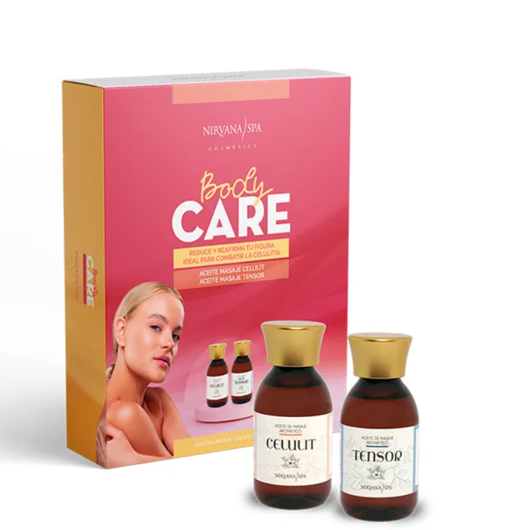Pack Body Care Nirvana Spa con aceites Celulit y Tensor 100% natural