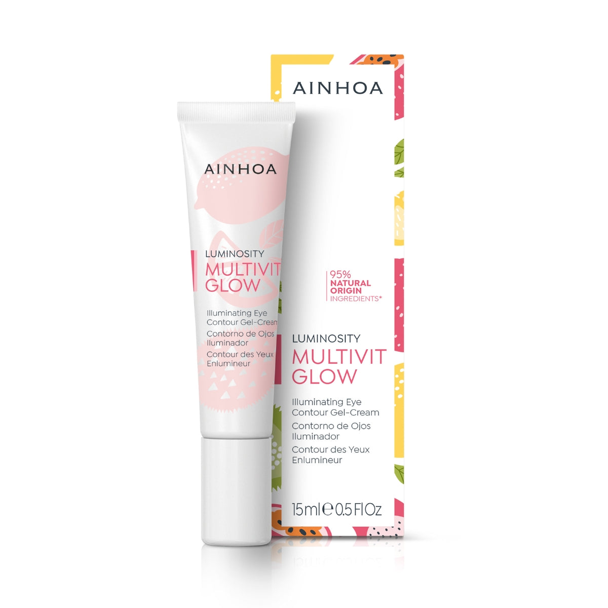 Contorno de ojos Multivit Glow Ainhoa 15 ml con envase