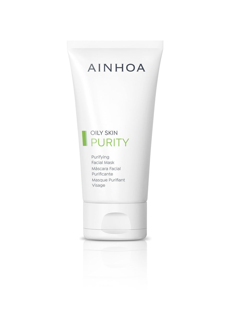 Mascarilla purificante Purity Ainhoa 200ml que elimina brillos y equilibra el sebo de la piel grasa.