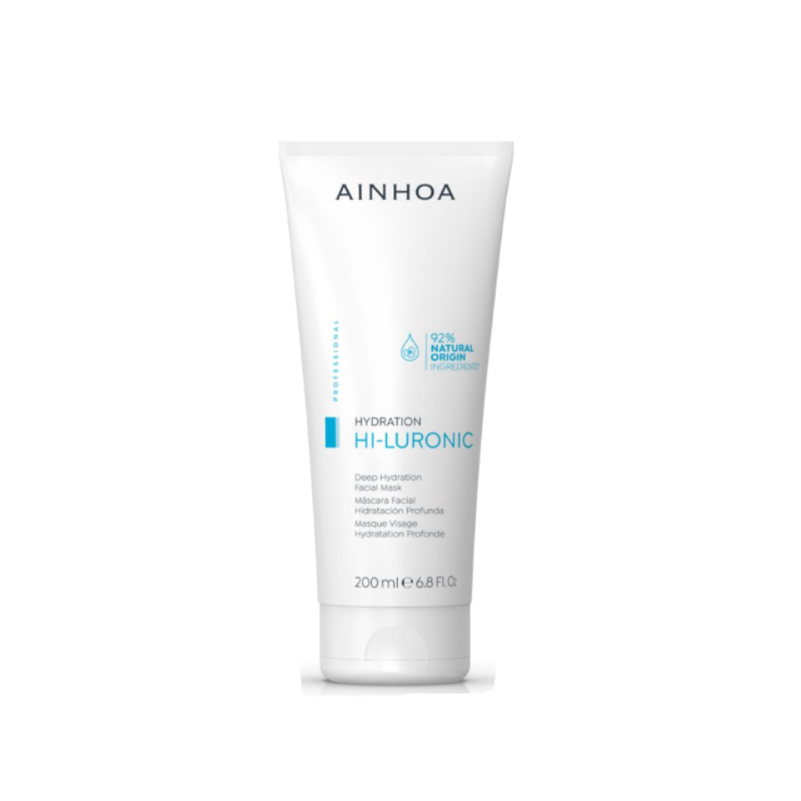 Mascarilla Facial Hi-Luronic Ainhoa 200ml – hidratación profunda con ácido hialurónico