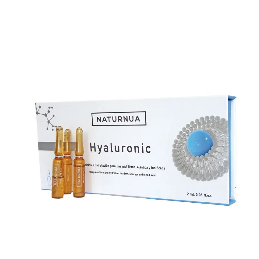 Ampollas ácido hialurónico 10x2 ml Naturnua tratamiento hidratante facial