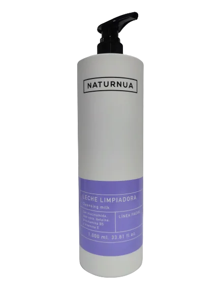Leche Limpiadora Profesional Naturnua 1000ml - limpieza facial suave e hidratante