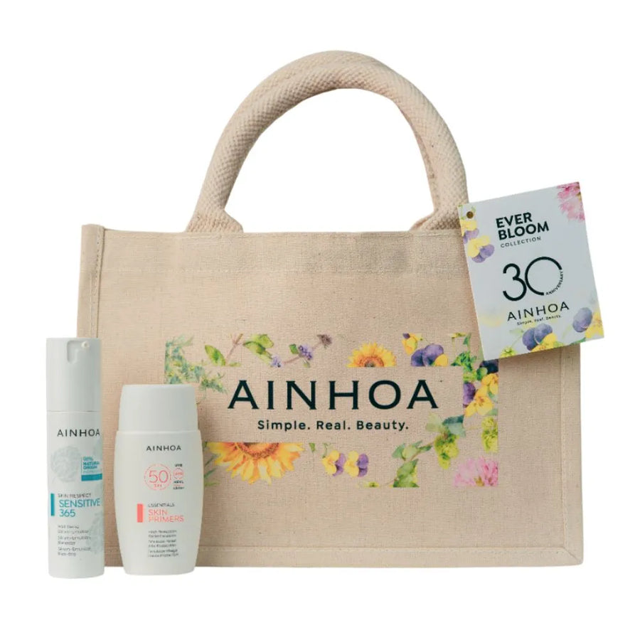Pack piel sensible Ainhoa con crema calmante y protector solar SPF50 para rojeces