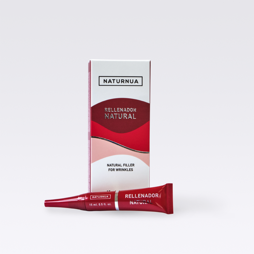 Rellenador arrugas Naturnua 15ml – tratamiento facial antiarrugas con ácido hialurónico y bakuchiol