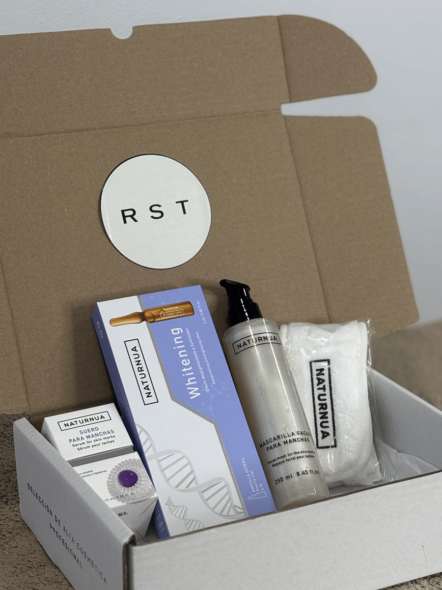 ritual manchas naturnua en 3 pasos tratamiento antimanchas con caja completa rst cosmetics